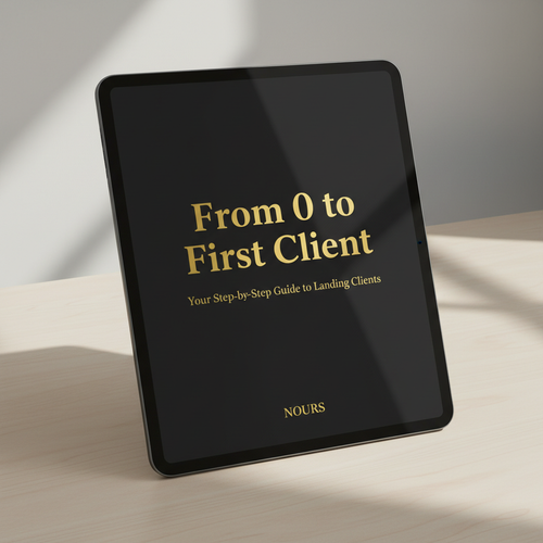 From 0 to First Client mockup